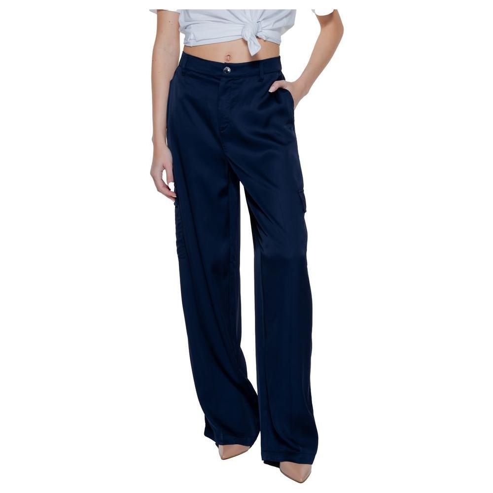 Street One Blue Viscose Pant