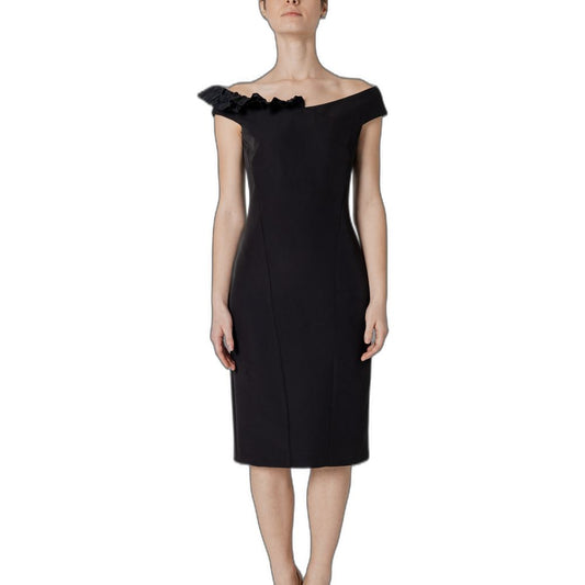 Sandro Ferrone Black Polyester Midi Dress 1728,42 | S,71956299936,Black,Clothing,Dresses - Clothing,Midi - Dresses - Clothing,New with tags,Sandro Ferrone,Women
