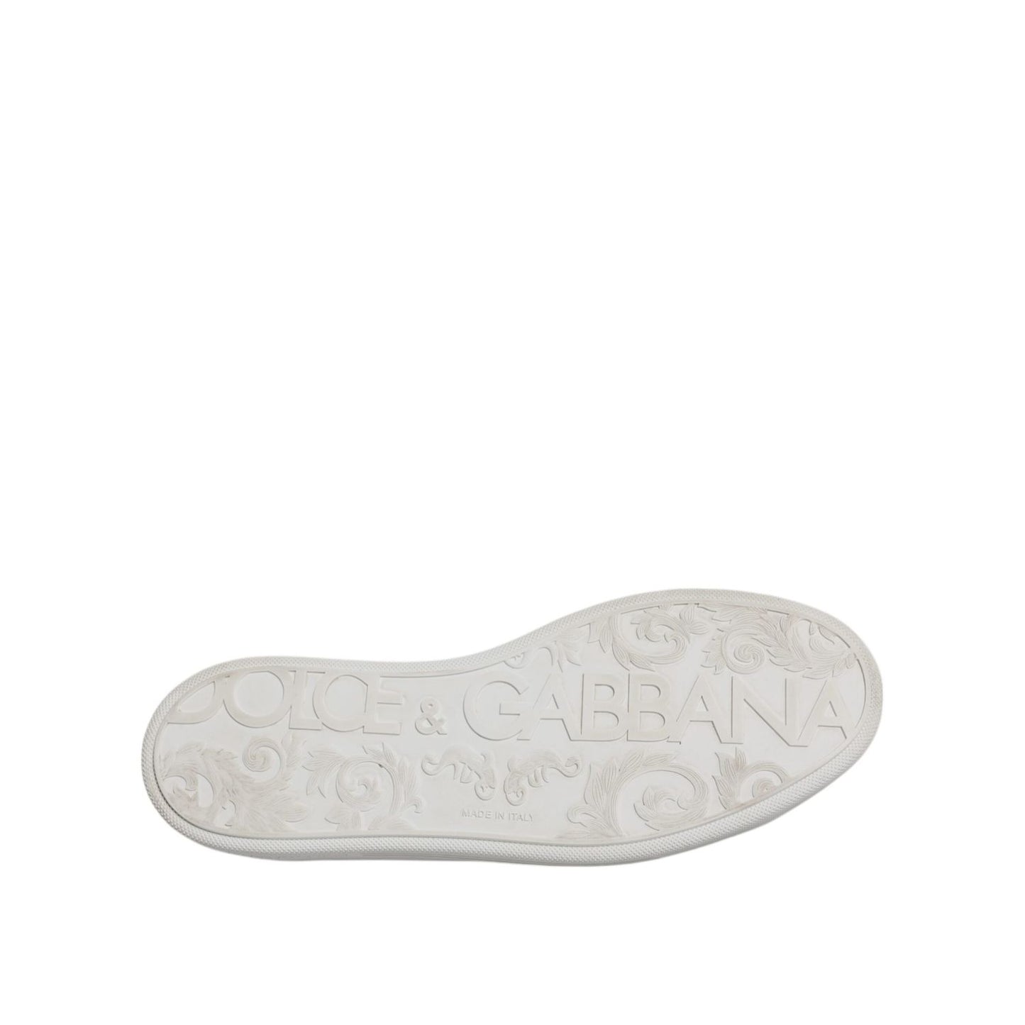 Dolce & Gabbana White Low Top Men Saint Tropez Sneakers Shoes