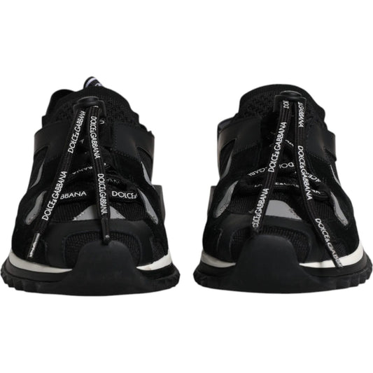 Dolce & GabbanaDolce & Gabbana Black White Logo Sorrento Sneakers Shoes10% Leather,1728,20% Elastane,20% PA,20% PL,20% VI,67345645728,Black and White,Dolce & Gabbana,EU36.5/US6,Material: 10% Cotton,Preowned / Defect,Sneakers - Women - Shoes,Women