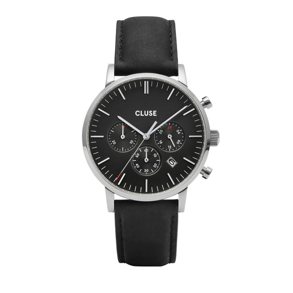 Cluse Black Leather Dress Watch1728,67434610848,Accessories,Black,Cluse,Dress Watches - Watches - Accessories,New with tags,Watches - Accessories,Women