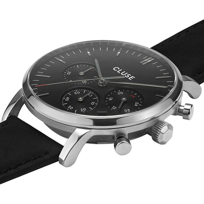 Cluse Black Leather Dress Watch1728,67434610848,Accessories,Black,Cluse,Dress Watches - Watches - Accessories,New with tags,Watches - Accessories,Women
