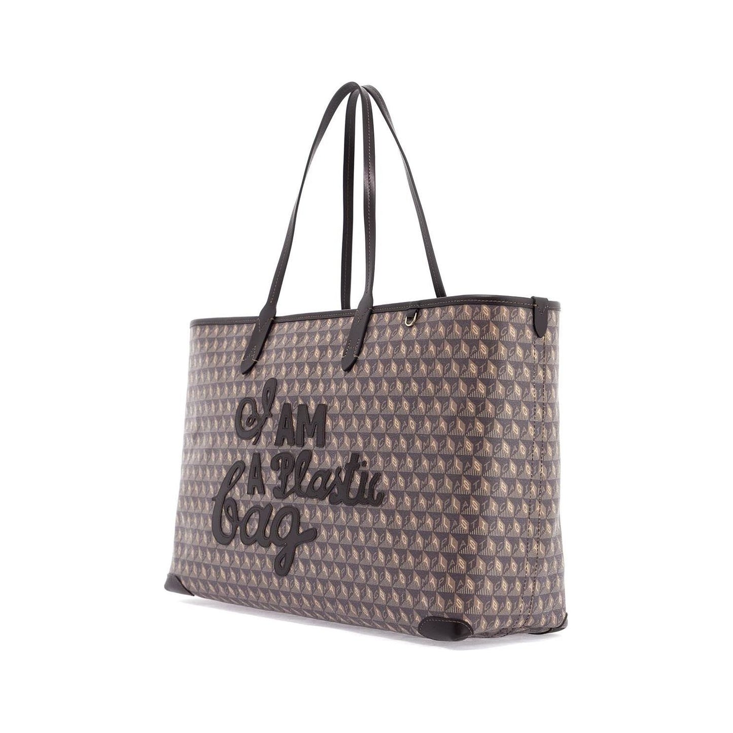 Anya Hindmarch i am a plastic bag zipped motif tote bag Shopper Anya Hindmarch