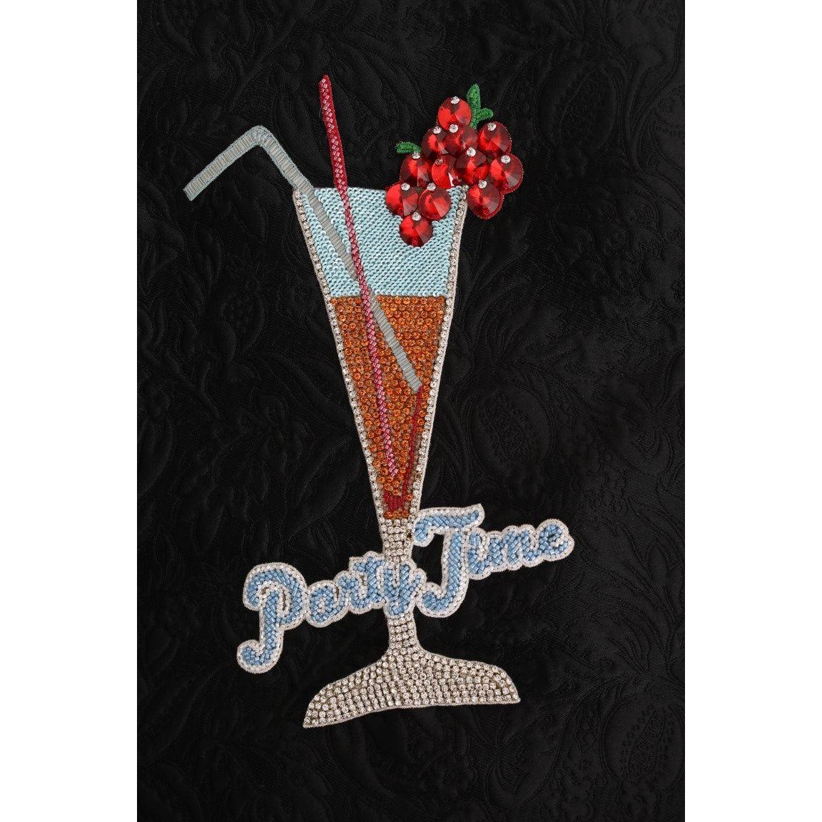 魔幻锦缎水晶连帽毛衣