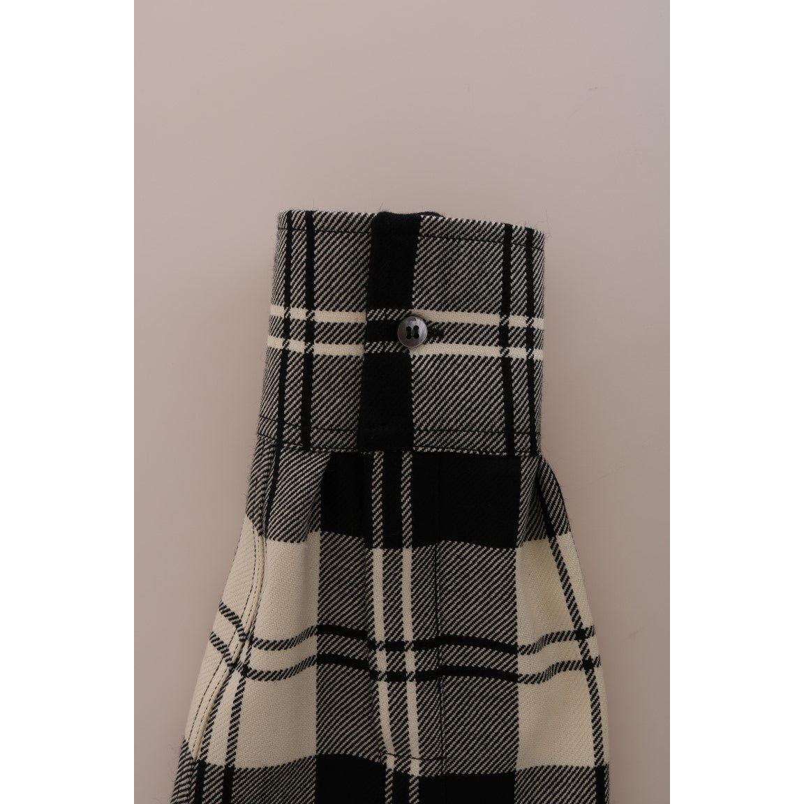 魔法亮片格纹羊毛衬衫