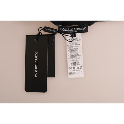 Dolce & Gabbana Black Silk Fairy Tale Top Crystal Blouse Dolce & Gabbana