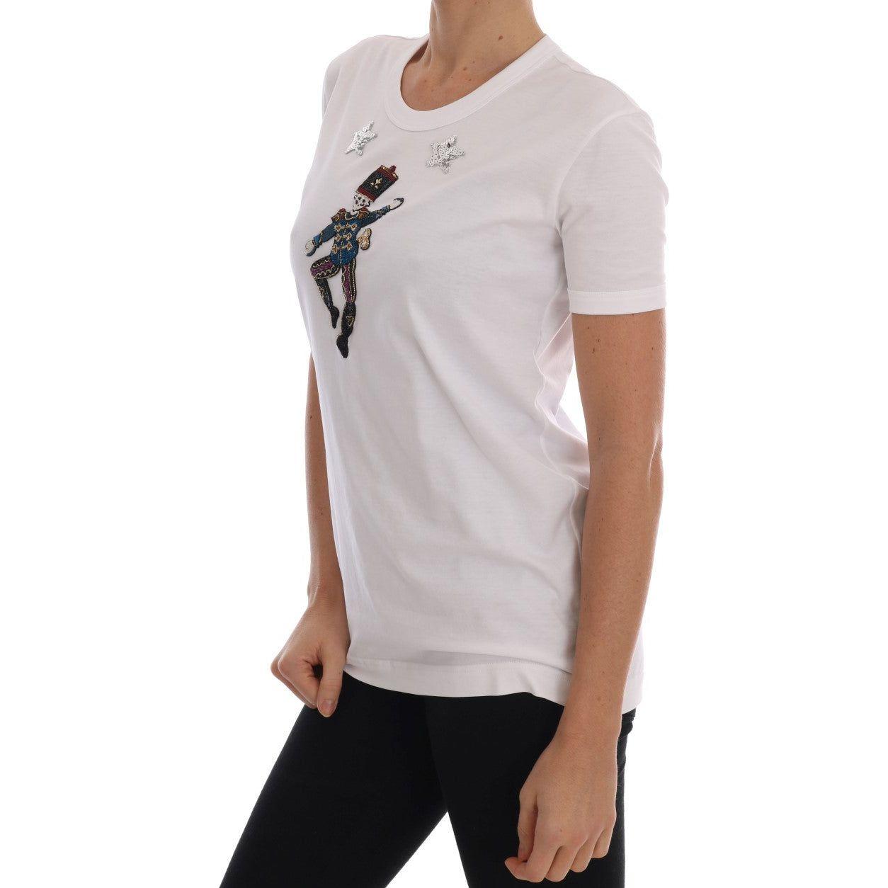 Dolce & Gabbana White Cotton Fairy Tale T-Shirt Dolce & Gabbana