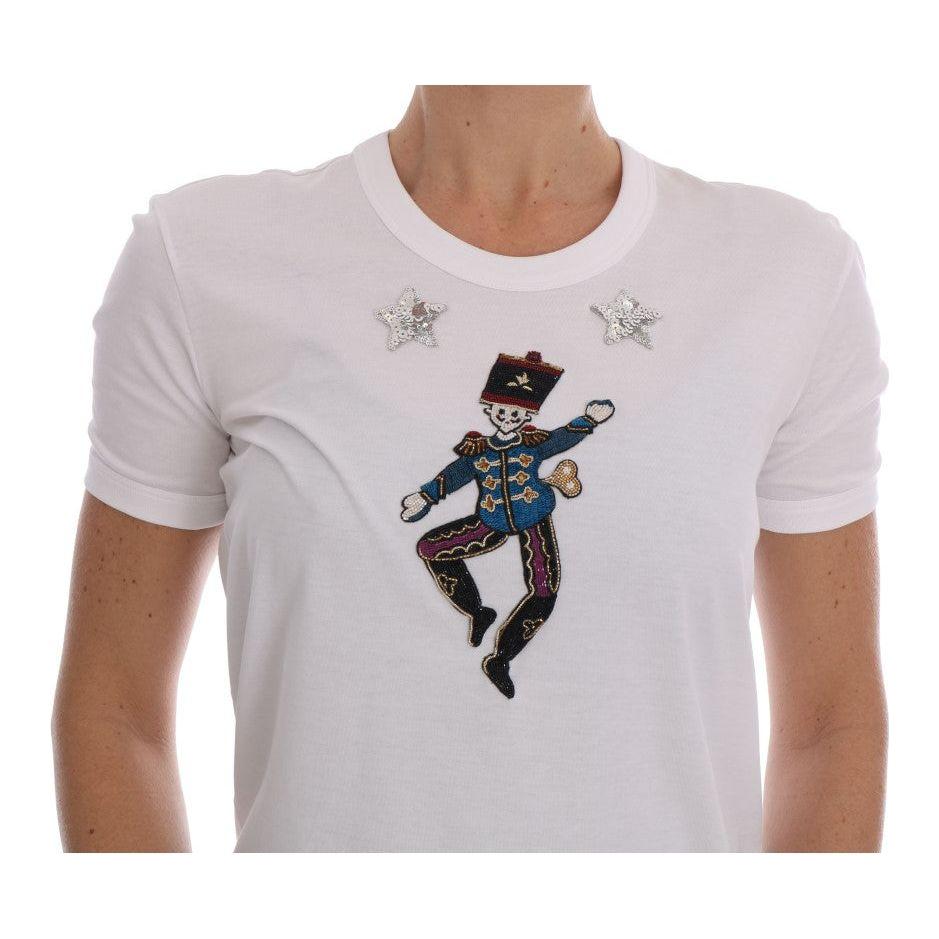Dolce & Gabbana White Cotton Fairy Tale T-Shirt Dolce & Gabbana