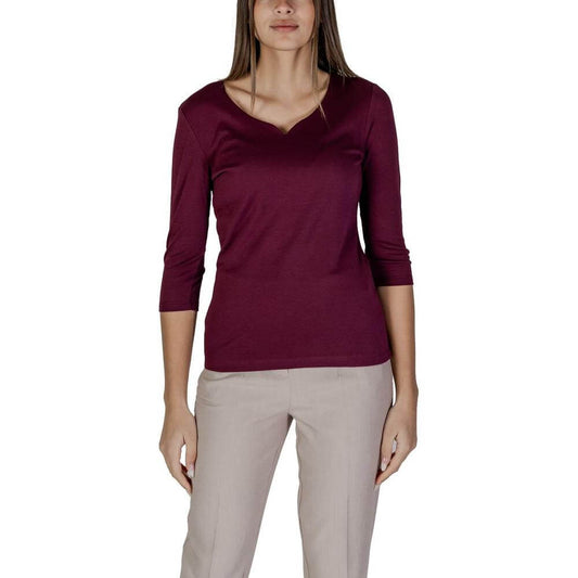 Street One Purple Cotton Tops & T-Shirt Street One Dark Gray
