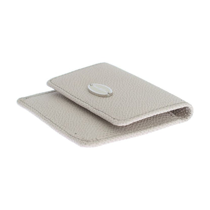 Dolce & Gabbana White Dauphine Leather Case Wallet Dolce & Gabbana