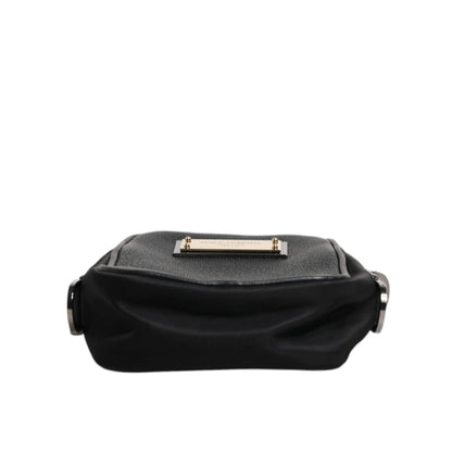Dolce & Gabbana Black Grain Leather Logo Plaque Clutch Bag Dolce & Gabbana