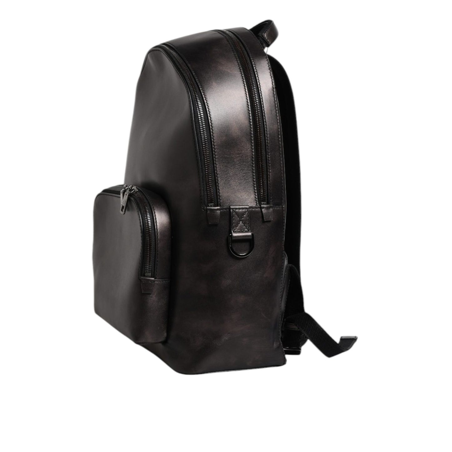 Dolce & Gabbana Bronze Leather School Travel Backpack Bag Dolce & Gabbana