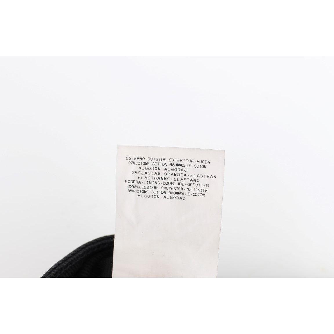 Cavalli Black Cotton Stretch Slim Skinny Fit Jeans Cavalli