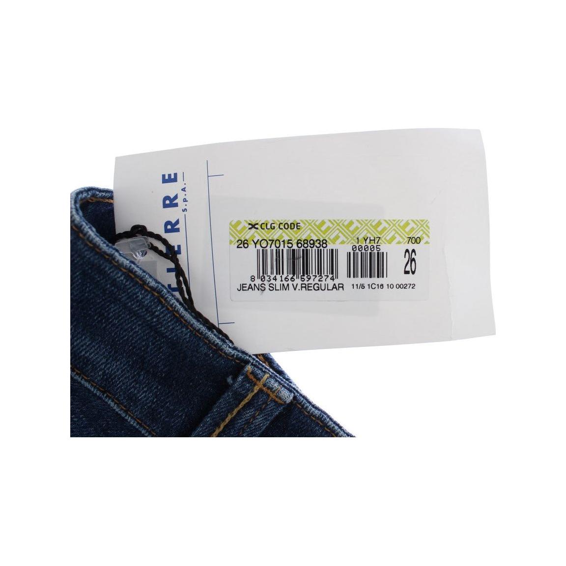 优雅喇叭腿低腰牛仔裤