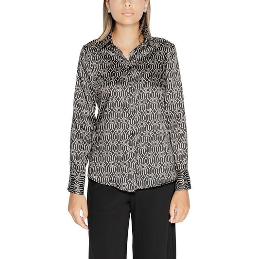 Rinascimento Black Polyester Shirt