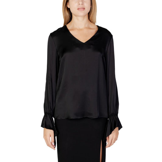 Sandro FerroneSandro Ferrone Black Viscose Shirt1728,71956299936,Black,IT40|S,New with tags,Sandro Ferrone,Shirts - Women - Clothing,Women