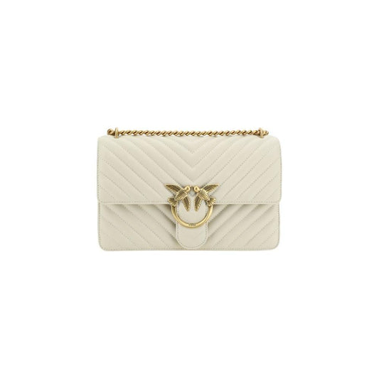 PINKO Love One Classic Shoulder Bag 1728,72470364320,Bags,New with tags,PINKO,Shoulder Bags - Women - Bags,White,Women,Women - Bags PINKO PI100941A0GKZ14QBB