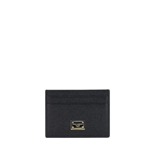 Dolce & Gabbana Black Calf Leather Bos Taurus Wallet 1728,72470364320,Accessories,Black,Dolce & Gabbana,New with tags,Wallets - Accessories,Wallets - Wallets - Accessories,Women