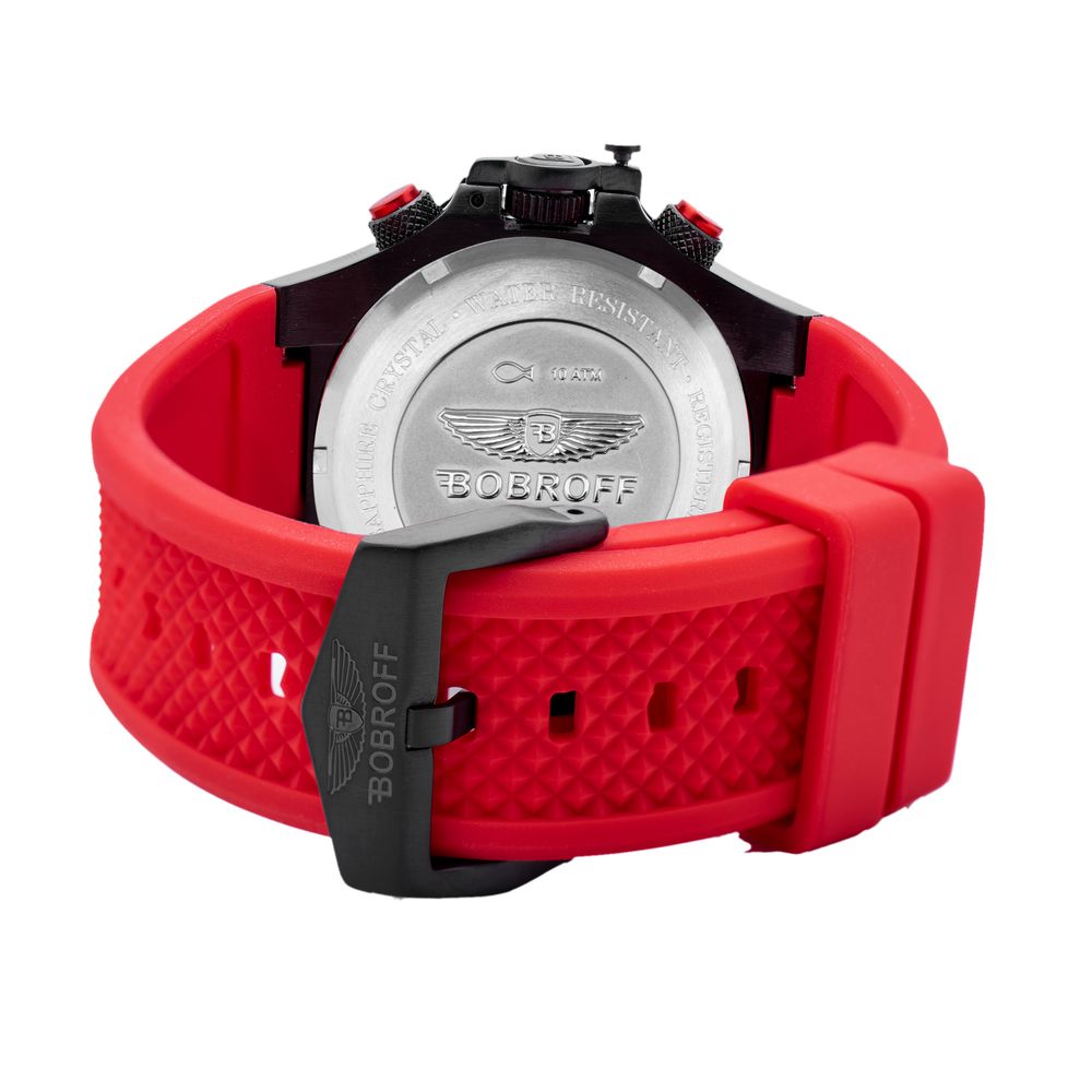 Bobroff Multicolor Rubber Sport Watch