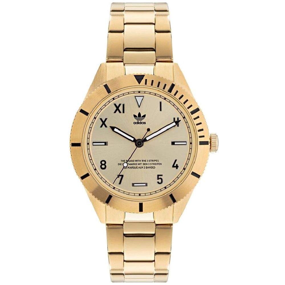 Adidas Gold Stainless Steel Dress Watch