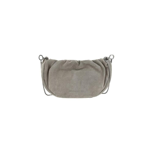 Brunello Cucinelli Suede Shoulder Bag