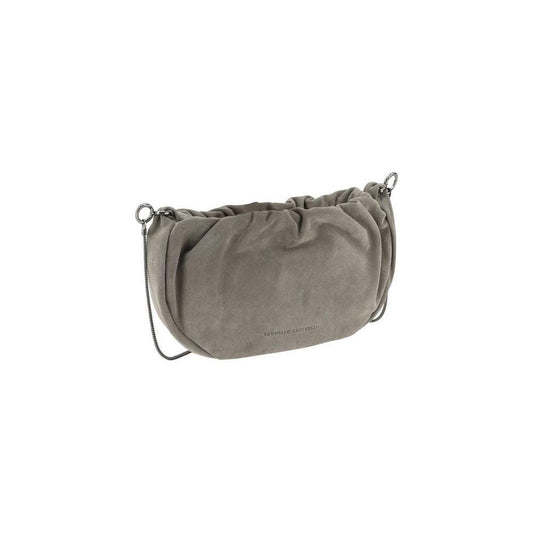 Brunello Cucinelli Suede Shoulder Bag