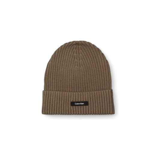 Calvin Klein Beige Organic Cotton Hats & Cap