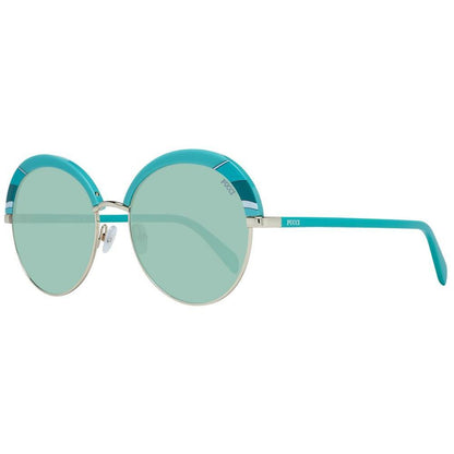 Emilio Pucci Turquoise Metal & Plastic Sunglasses Emilio Pucci