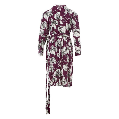 Lardini Purple Viscose Casual Dress