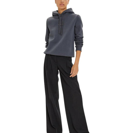 Calvin Klein Jeans Gray Cotton Sweater Calvin Klein Jeans Dark Slate Gray