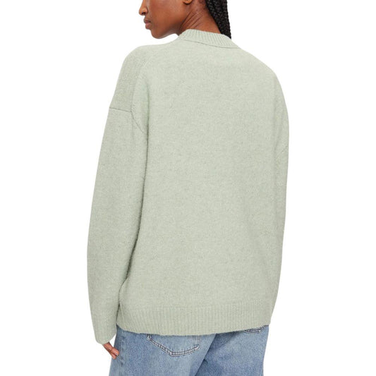 Calvin Klein Jeans Green Polyester Sweater Calvin Klein Jeans Gray