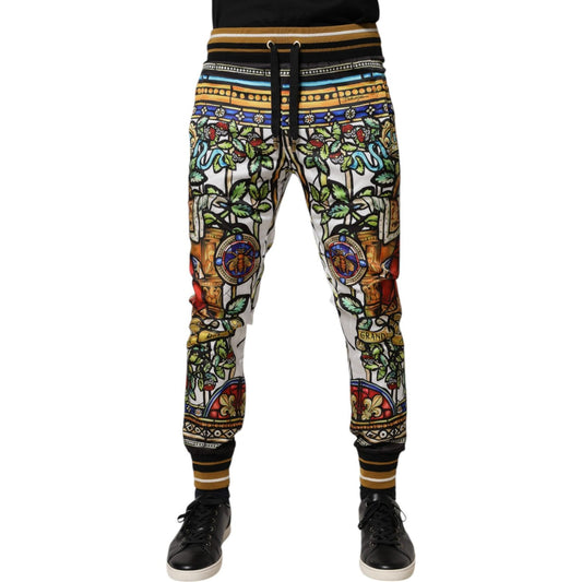 Dolce & Gabbana Multicolor NAPOLEON Jogger Sweatpants Pants