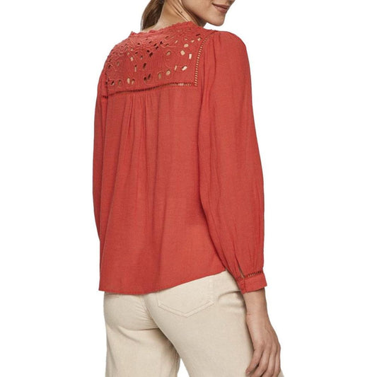 Pepe Jeans Red Viscose Shirt