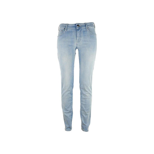 Jacob Cohen Blue Cotton Jeans & Pant