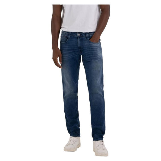Replay Blue Cotton Jeans & Pant