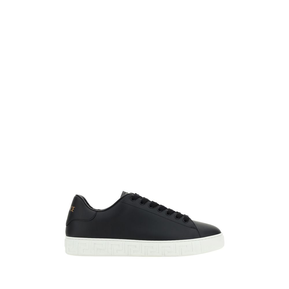 Versace Black Rubber Low Top Sneakers