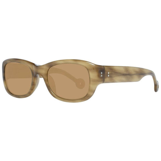 Hally&Son Brown Plastic Sunglasses