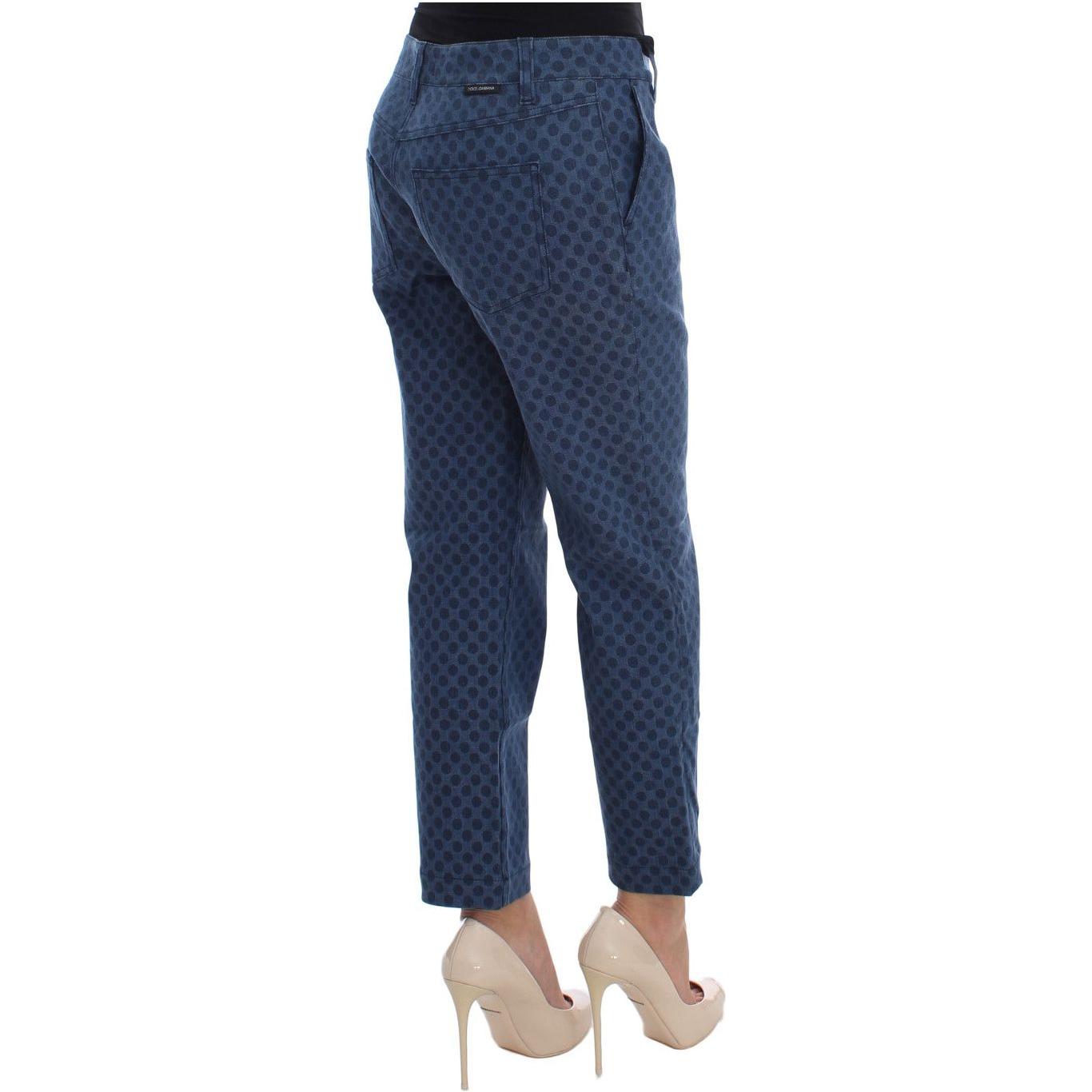 Dolce & Gabbana Polka Dotted Stretch Capri Jeans Dolce & Gabbana