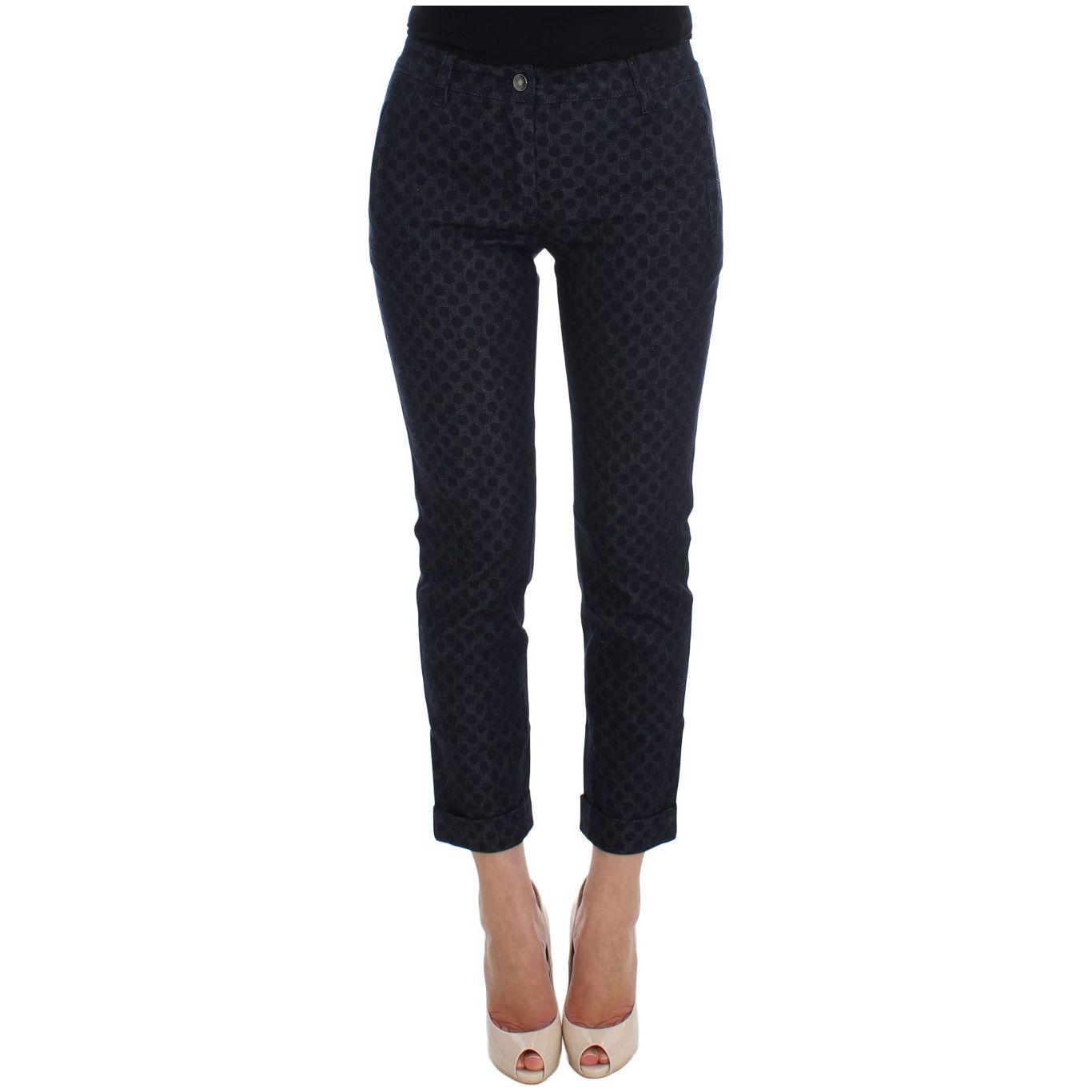 Dolce & Gabbana Polka Dotted Slim Capris Jeans Dolce & Gabbana