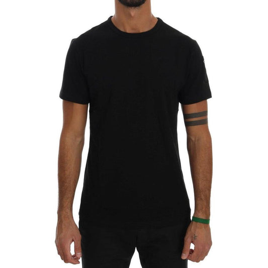 Daniele Alessandrini Black Cotton T-Shirt