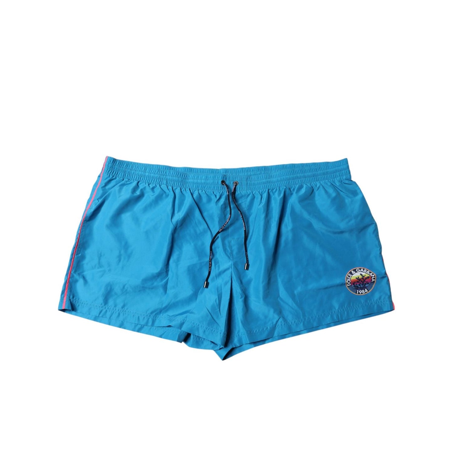 Dolce & Gabbana Turquoise Logo Beachwear Shorts 2Pc Swimwear Dolce & Gabbana