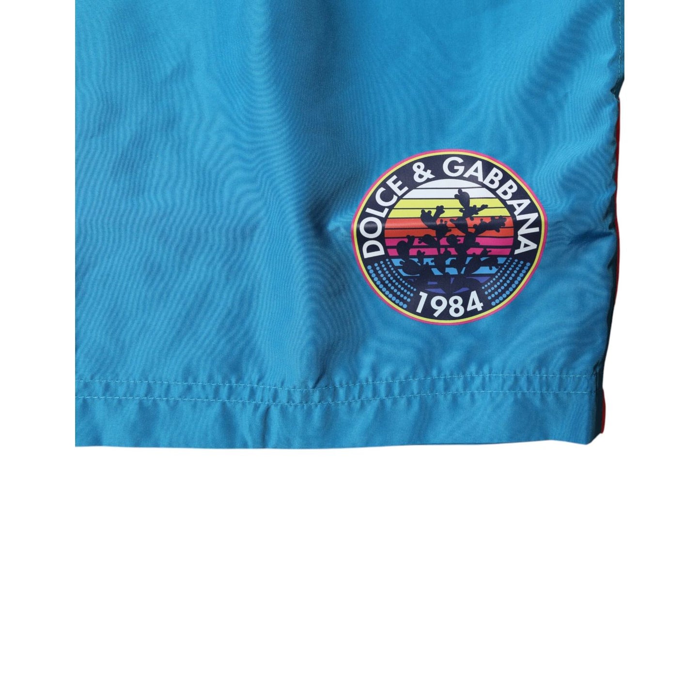 Dolce & Gabbana Turquoise Logo Beachwear Shorts 2Pc Swimwear Dolce & Gabbana