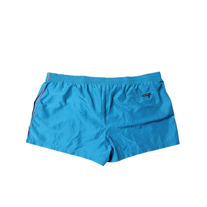 Dolce & Gabbana Turquoise Logo Beachwear Shorts 2Pc Swimwear Dolce & Gabbana