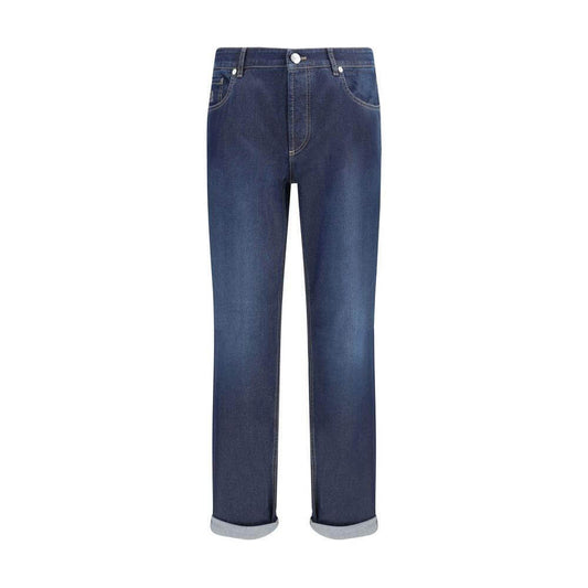 Brunello Cucinelli Traditional fit Jeans 1728,72470364320,Blue,Brunello Cucinelli,Clothing,IT50 | L,Jeans & Pants - Men - Clothing,Men,Men - Clothing,New with tags BR-M238PD3210C1468-IT50 | L