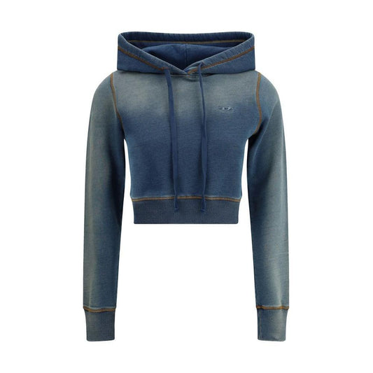 Diesel Oval D Hoodie 1728,72470364320,Blue,Clothing,Diesel,New with tags,S,Sweaters - Women - Clothing,Women,Women - Clothing DI-A168330GIAT01-S