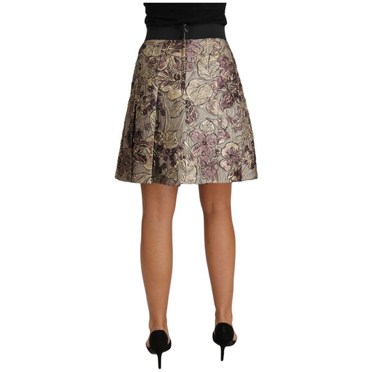 Dolce & Gabbana Floral Jacquard A-Line Skirt Delight Skirt Dolce & Gabbana