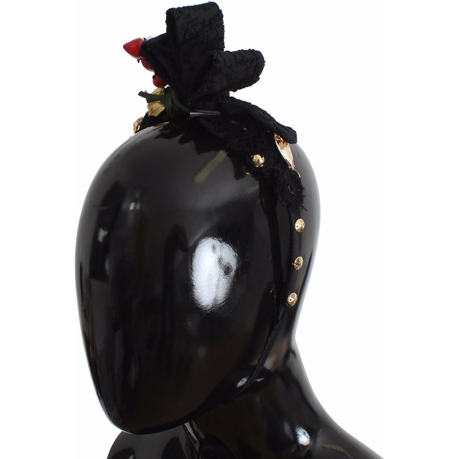 精致的水晶浆果王冠头带