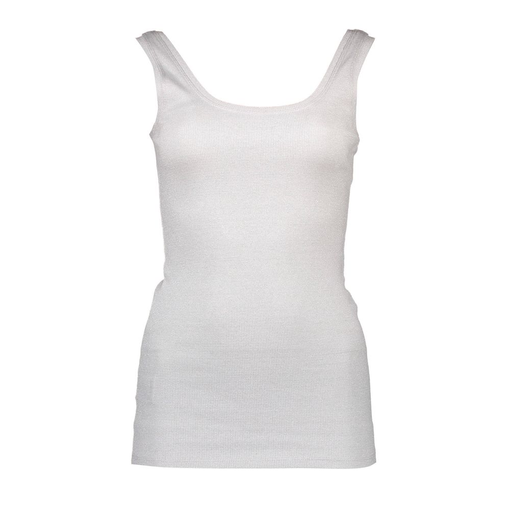 Silvian Heach Bianco Cotton Women T-Shirt