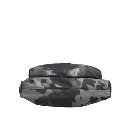 Dolce & Gabbana Gray Camo Cotton Multiple Compartments Tote Bag