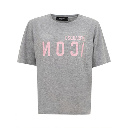 Dsquared² Gray Cotton T-Shirt Dsquared²